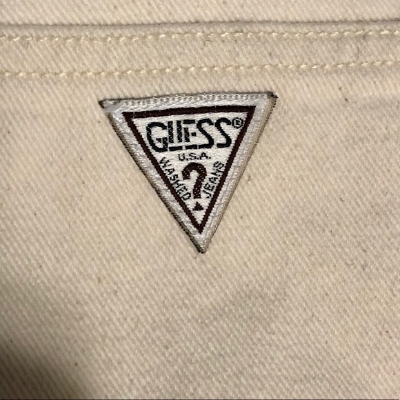 Vintage ivory Guess jeans - Picture 6 of 7